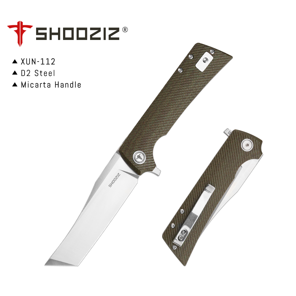 Edc Carry Clip - Couteau pliant EDC Shooziz XUN112 avec