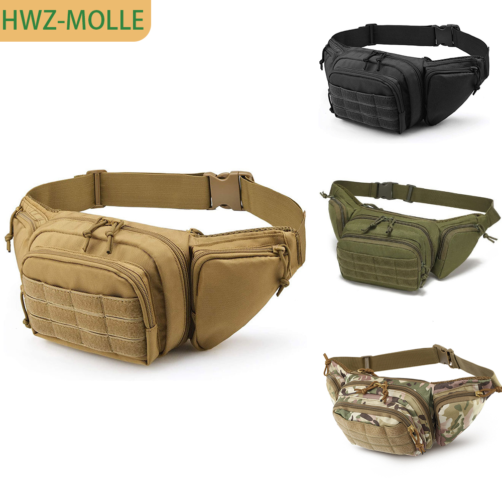 Edc Concealed Carry Fanny Pack - Sac banane tactique Molle, sac de