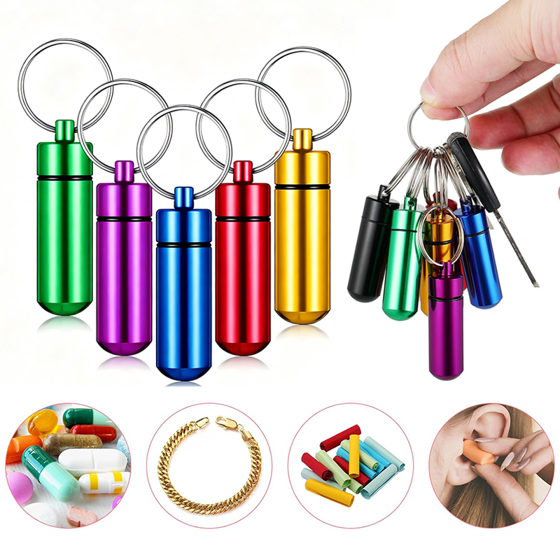 Edc Pill Carry - Mini boîte à pilules en aluminium