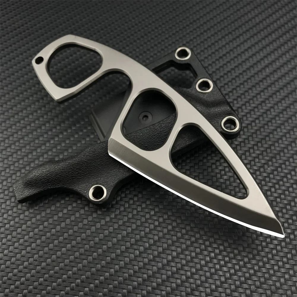 Edc Carry Fixed Blade Knife - Couteau de cou haute dureté avec