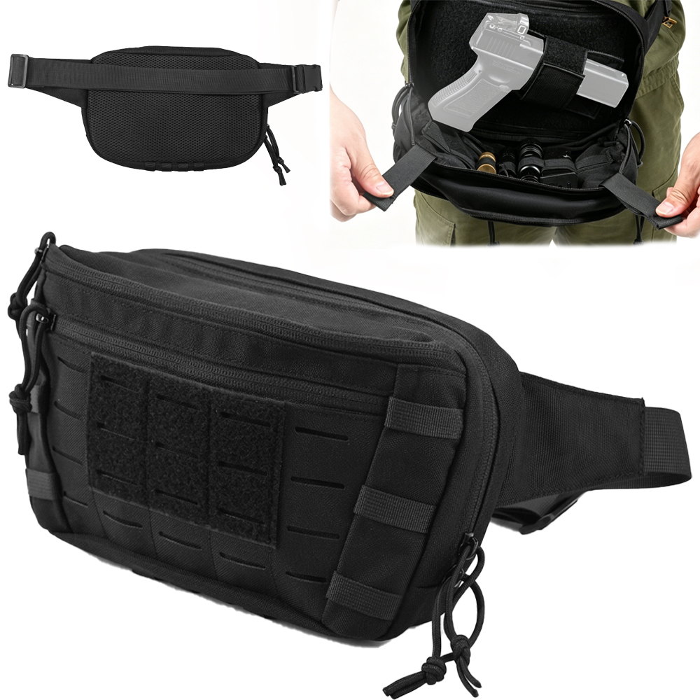 Edc Carry Bag For Pistol - Sac banane tactique pour pistolet, holster