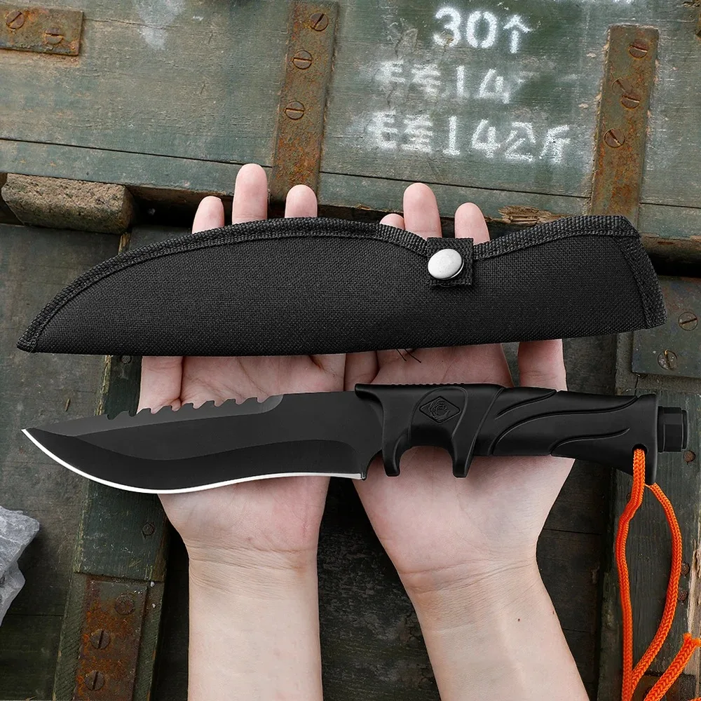 Edc Carry Fixed Blade Knife - Couteau à lame fixe haute dureté,