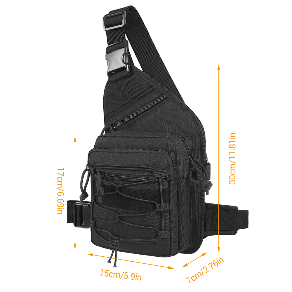 Edc Concealed Carry Sling Bag - Sac de transport dissimulé tactique, sac