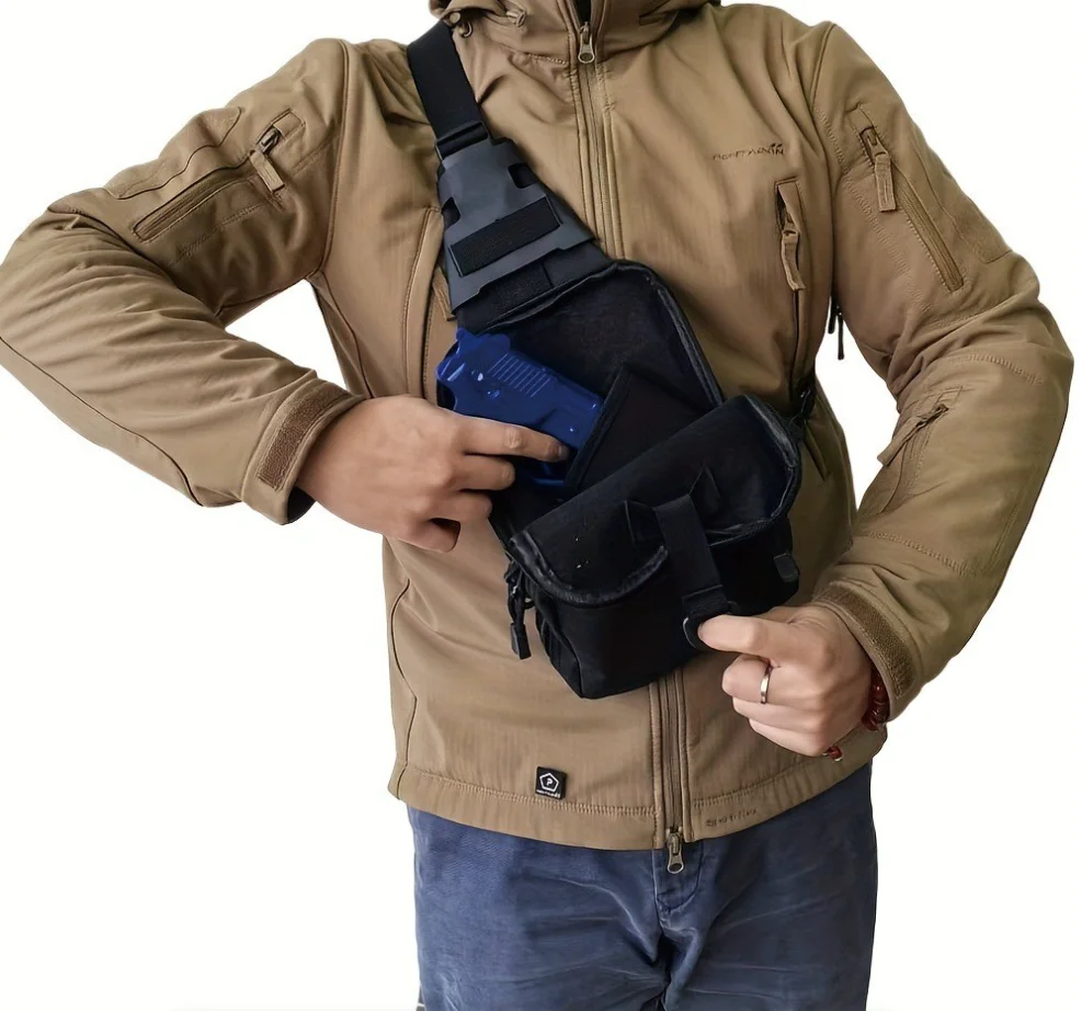 Sac tactique à bandoulière pou - Edc Concealed Carry Sling Bag avis et prix