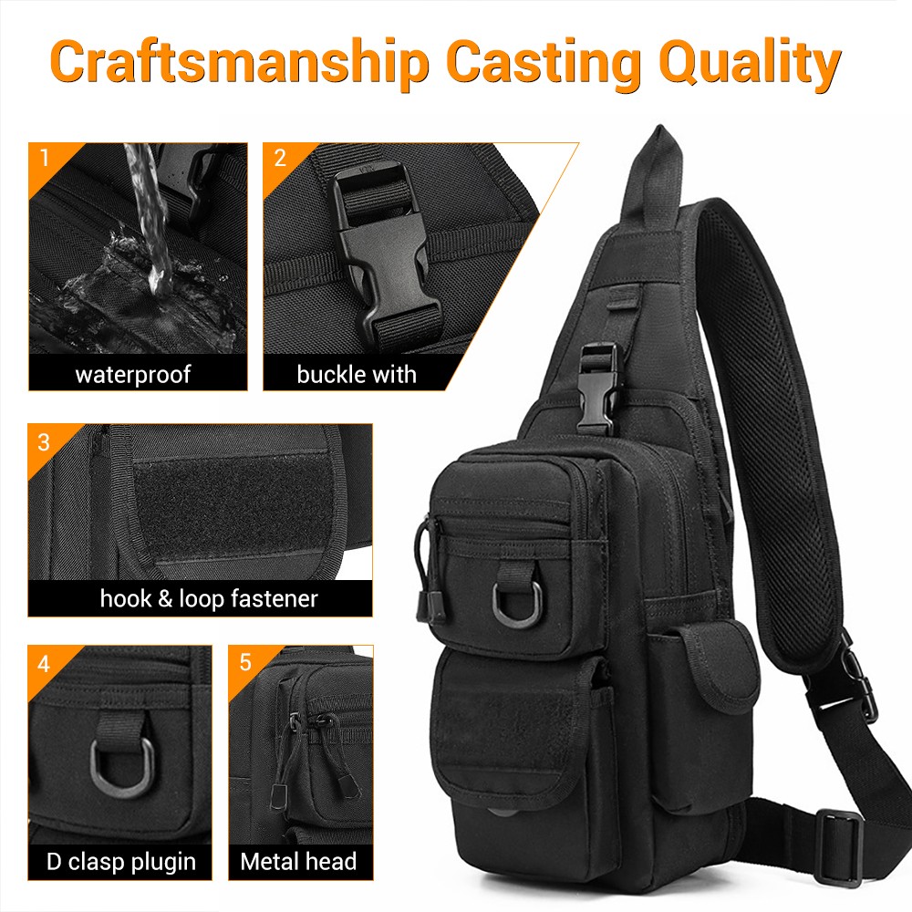 Sac de transport pour pistolet - Edc Concealed Carry Sling Bag avis et prix
