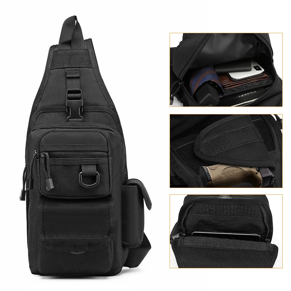 Sac de transport pour pistolet - Edc Concealed Carry Sling Bag avis et prix