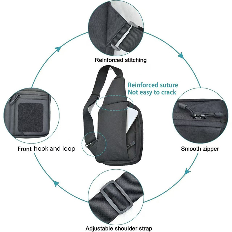 Sac tactique pour pistolet, ét - Edc Concealed Carry Sling Bag avis et prix