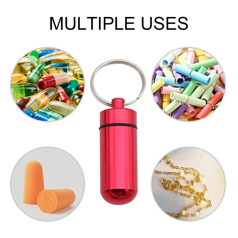 Mini boîte à pilules en alumin - Edc Pill Carry avis et prix