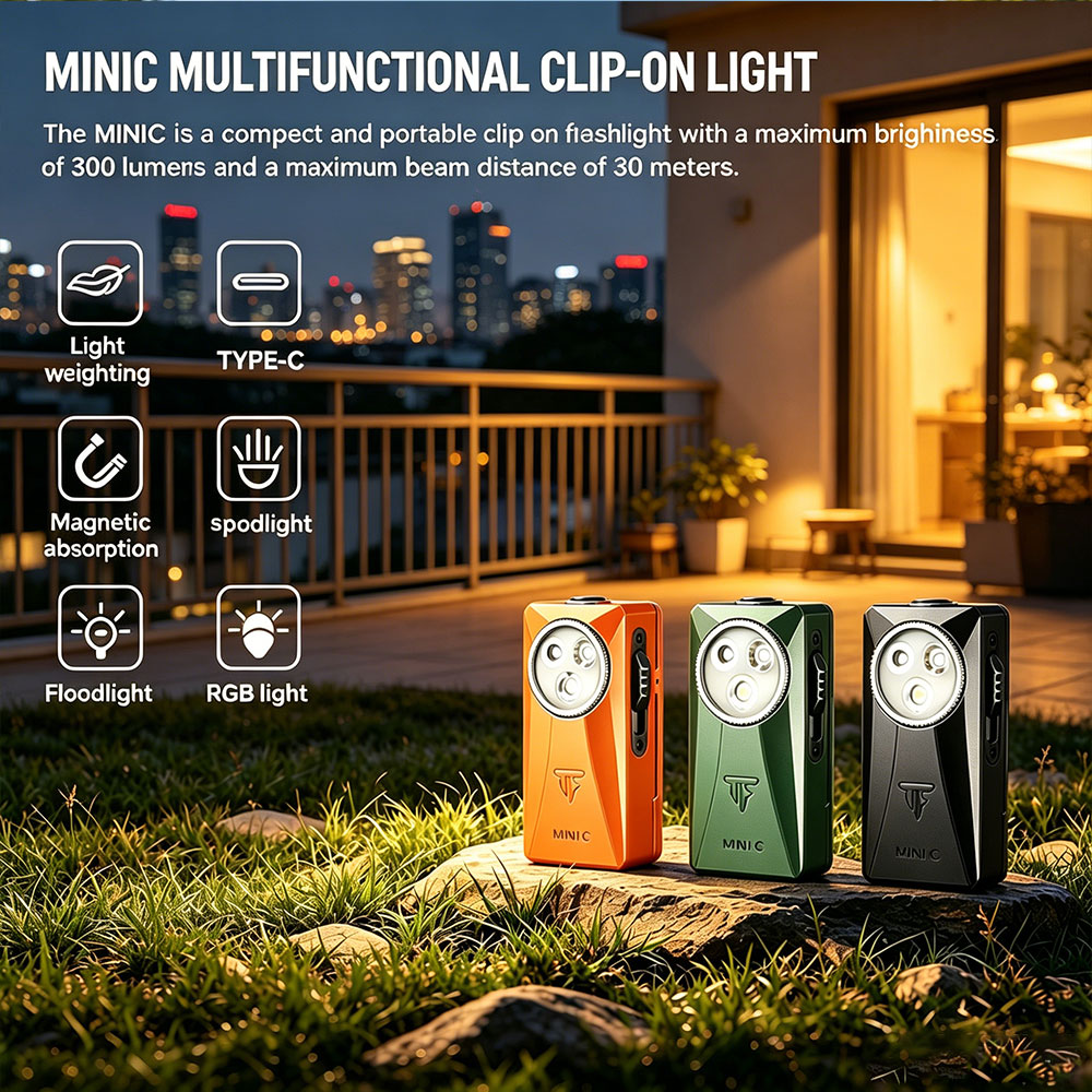 Lampe torche EDC Trustfire MIN - Edc Carry Clip avis et prix