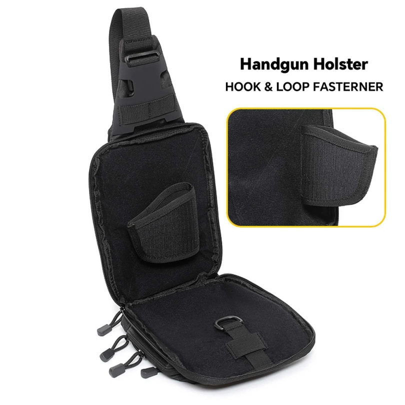Sac tactique à bandoulière pou - Edc Concealed Carry Sling Bag avis et prix
