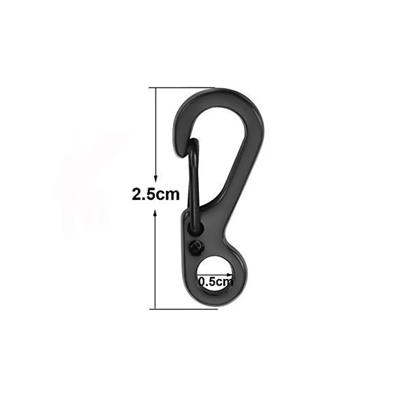10 pièces/lot Mini mousqueton  - Edc Carry Kit avis et prix