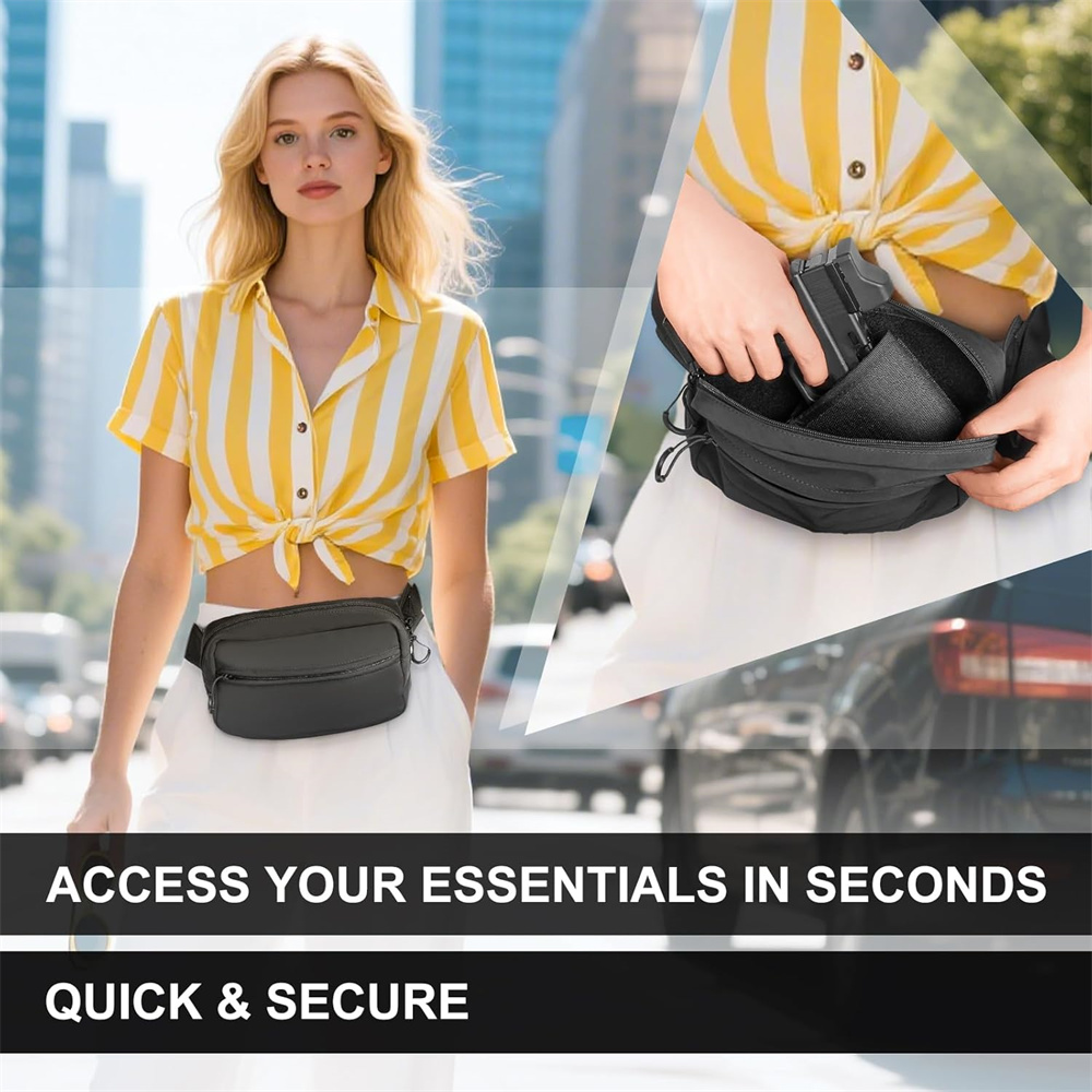 Sac de transport dissimulé pou - Edc Concealed Carry Fanny Pack avis et prix