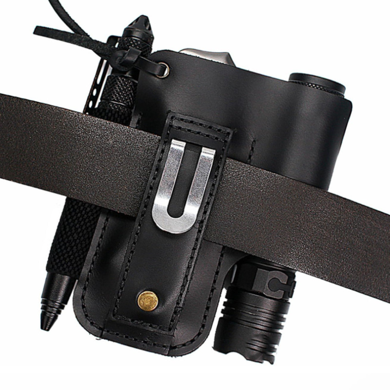 Étui en cuir EDC pour lampe to - Edc Carry Box avis et prix