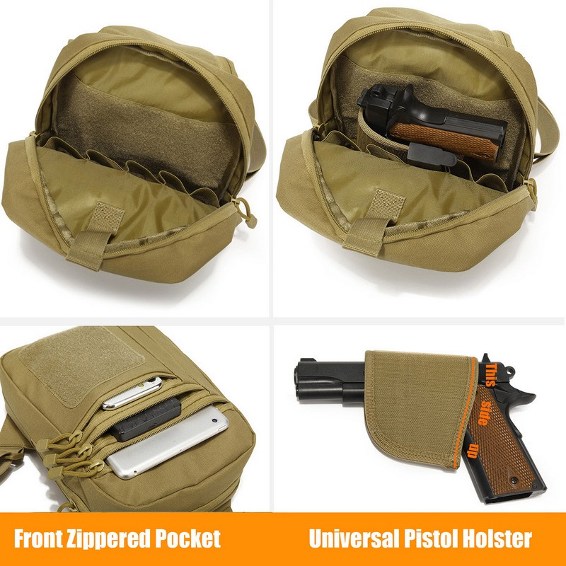 Nouveau sac de poitrine tactiq - Edc Carry Bag For Pistol avis et prix