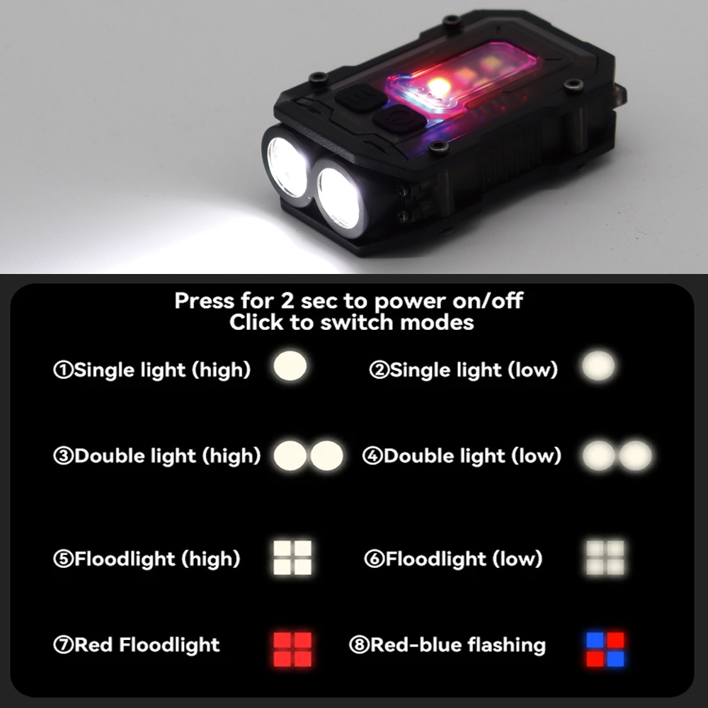 DulFlashlight-Mini lampe porta - Edc Carry Kit avis et prix