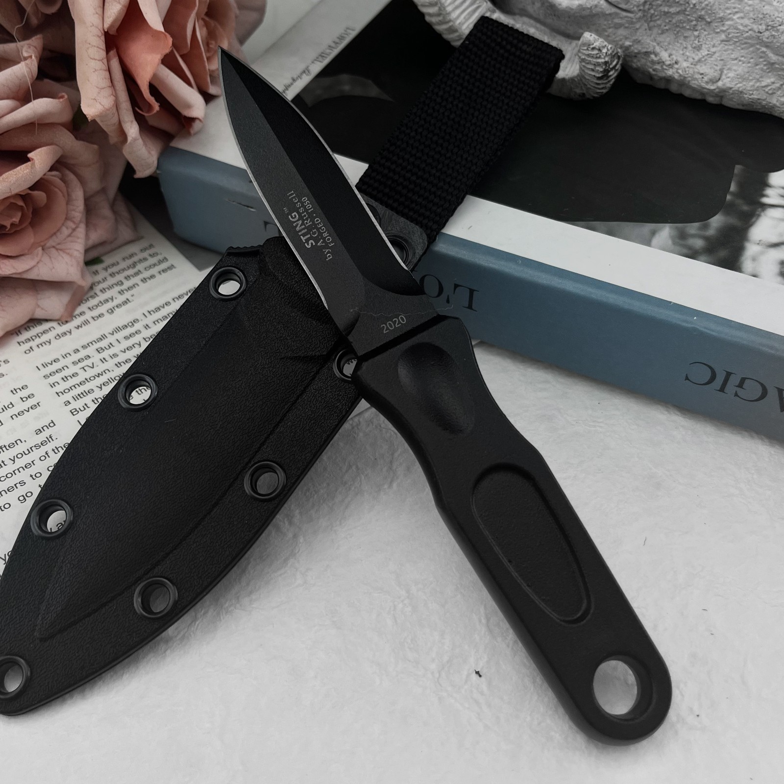 Couteau à lame fixe multifonct - Edc Carry Fixed Blade Knife avis et prix