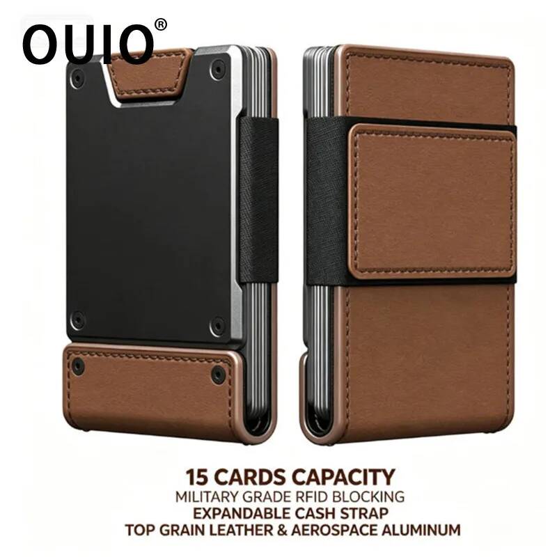 OUIO Portefeuille en cuir mini - Money Clip Magnetic avis et prix