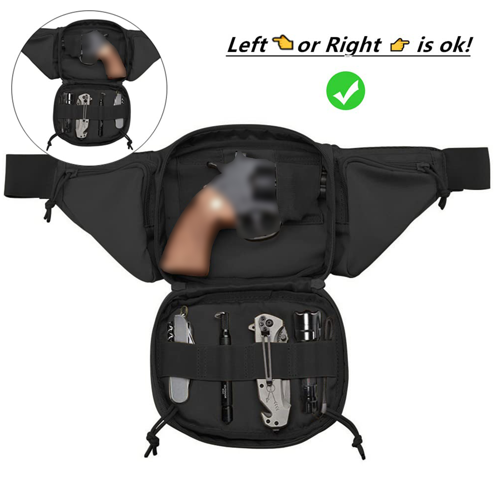 Sac banane tactique étanche po - Edc Carry Bag For Pistol avis et prix