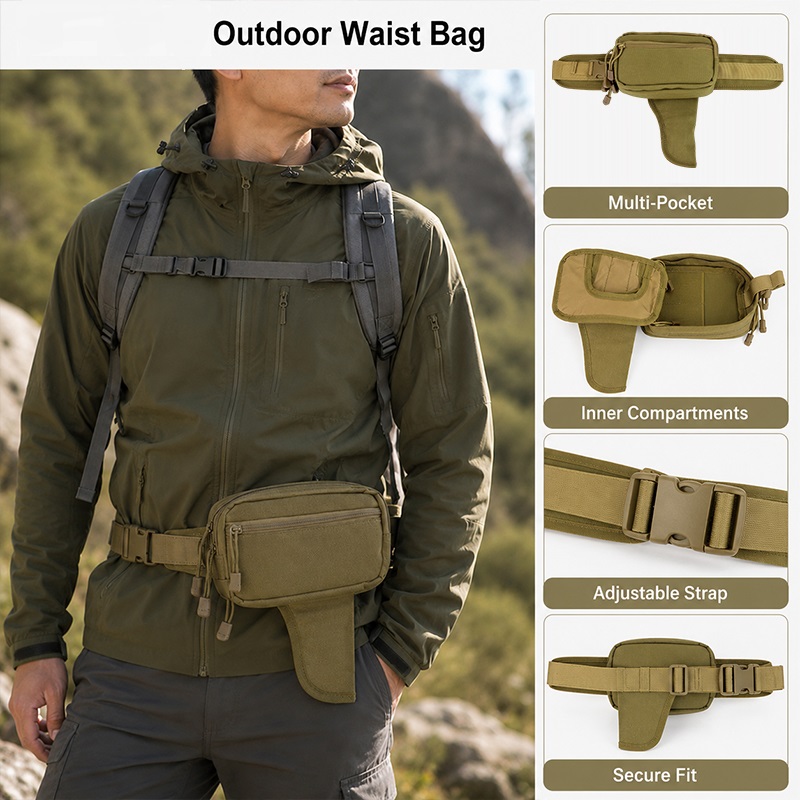 Sac banane multifonctionnel en - Edc Concealed Carry Fanny Pack avis et prix