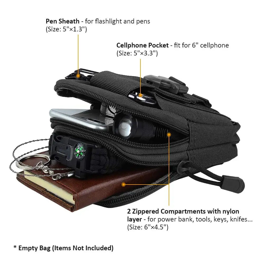 Sacs de ceinture tactiques mul - Edc Carry Box avis et prix